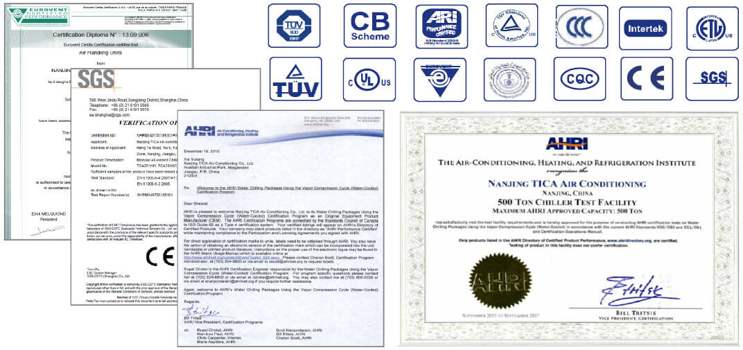 Сертификаты авторитетных международных органов по стандартизации